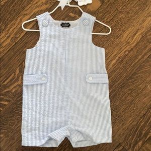 NWT Precious Jon Jon Mudpie 9-12 months seersucker